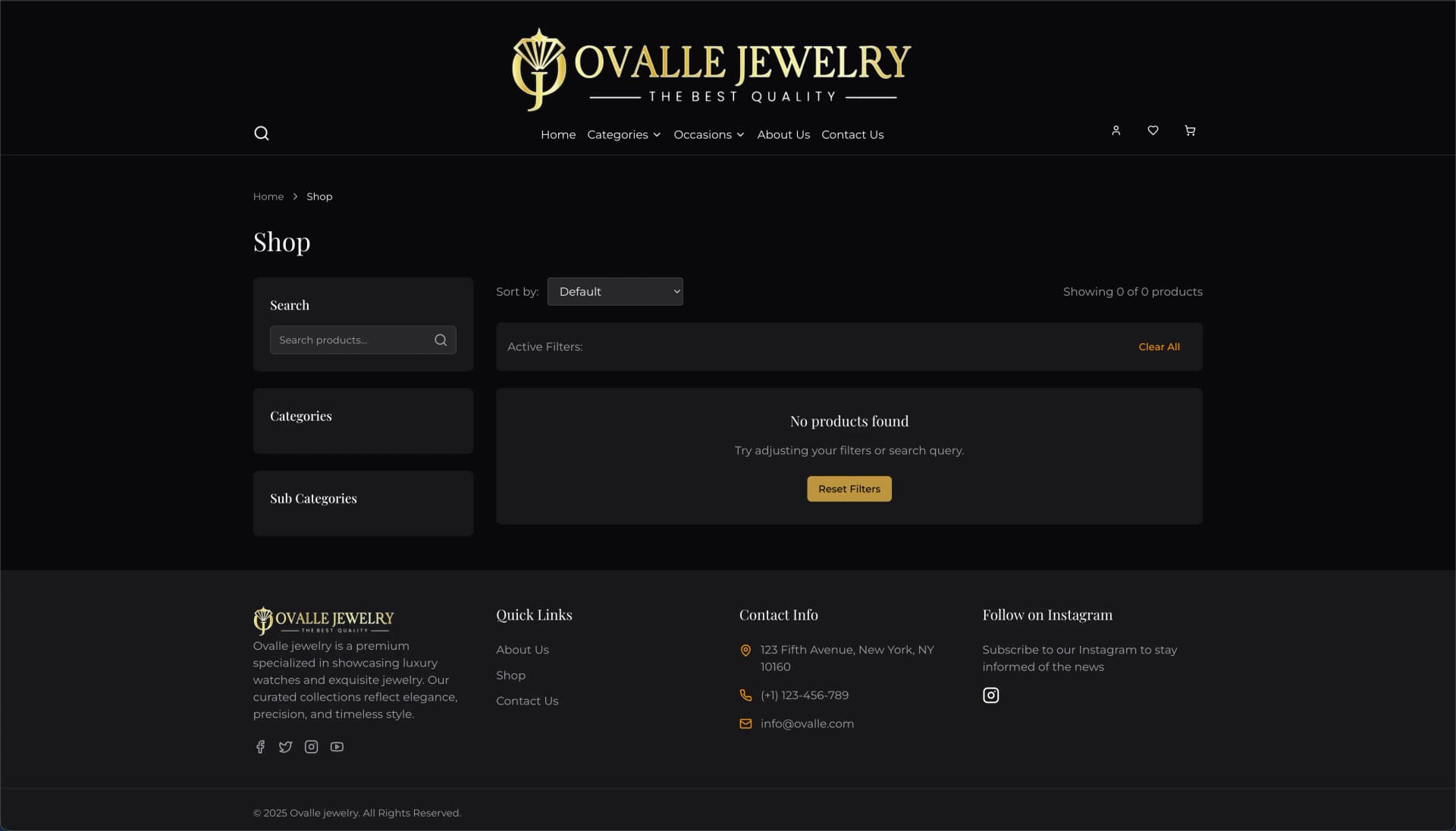 Jewelry - Ecommerce